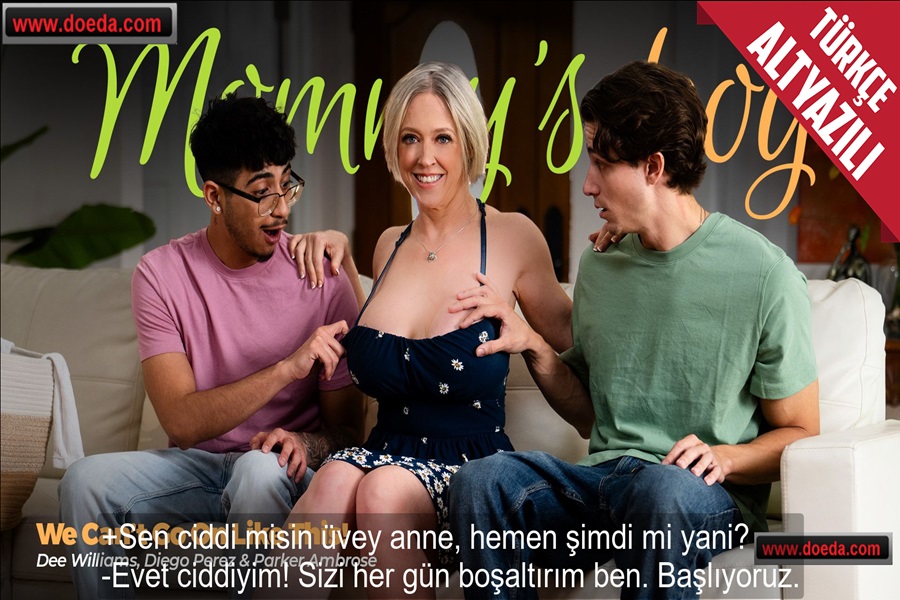 Üvey Oğlanları Sürekli Boşalıp Evi Kirletmesin Diye Her Gün Boşaltırım Diyen Mature